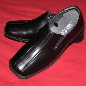 Deer Stags Motivation Wings - Black Dress Shoes